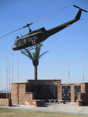 Medevac Hoisted Above Veterans Memorial Park In Las Cruces, NM