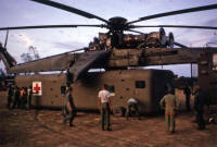 operating unit was delivered, by crane helicopter, to the 15th Medical Battalion, in 1965.